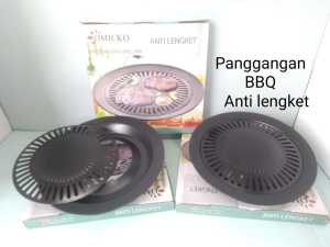 Panggangan BBQ serba guna anti lengket 32cm / Omicko / plat anti lengket
