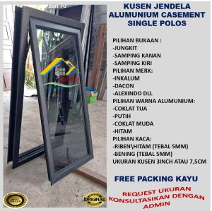 JENDELA ALUMINIUM UK 30X120CM SINGLE POLOS