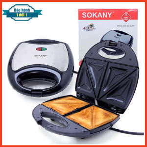 Máy Làm Bánh Hotdog SOKANY KJ-102 - Máy Nướng Bánh Hotdog Sandwich Bông Lan Điện Công Suất 750W Làm Nóng Nhanh Chống Dính Dễ Dàng Vệ Sinh Nhỏ Gọn An Toàn Tiện Lợi