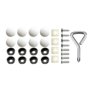 Car Plate Mount Hardware Fastener Nut Number Plate Frame Holder Mounting Screws License Plate Holder Screws & Cover
