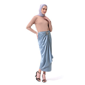 Rok Lilit Satin Polos Rok Kondangan Elegan Bawahan Kebaya Modern Fashion Wanita Remaja Best Seller Termurah Free Ring Gesper Kain Lilit Korean Style Pesta Wisuda Tunangan Z3E2