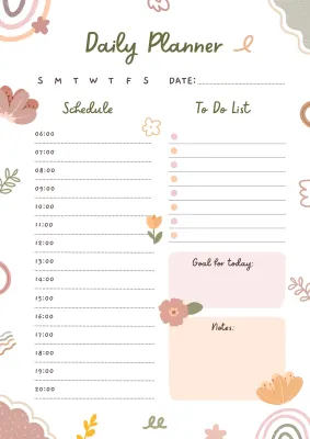 Daily Planner Weekly Planner Personalized Planners A5 A6 Size 80pages/pad tearable planner notepads