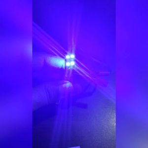 Lampu Senja LED T10 Bis dan Truck 24 Volt 6 Mata Biru Super Terang