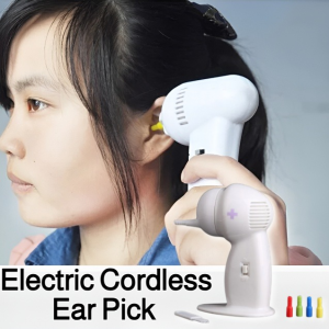 Electric Cordless Ear Pick Ear Wax Removal Kit Ear Cleaner Safe Vibration Painless Ear Cleaner Remover Spiral Ear Cleaning Device