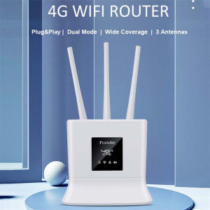 【Modified】4G Wifi Router Modem Wifi Sim Card Wireless Router Modem Wifi Modified Unlimited For IP Camera/Outside WiFi Coverage Removable External Antenna