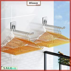 Follow Get New[Bloom Z] Versatile Wall-mounted Hanger Storage Space-saving Foldable Clothes Hanger Rack Windproof Anti-slip Organizer