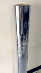 Plastik Mika Kaku Rigid PVC Bening Tebal 040mm Lebar 140cm Meteran Kotak Hantaran Seserahan Sourvenir