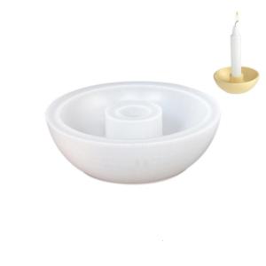 แม่พิมพ์ซิลิโคนทำเทียนสำหรับทำฐานรองเสาแม่พิมพ์ที่วางโทรศัพท์ในรถยนต์แบบซิลิโคนทรงกระดุมเรซินอีพ็อกซี่