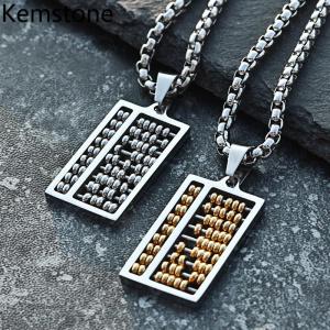 Kemstone จี้สร้อยคอสแตนเลสสำหรับผู้หญิงผู้ชายของขวัญ