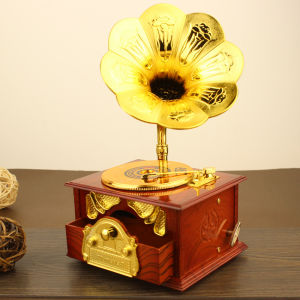 Antique Classical R Speaker Phonograph Music Home Decorative Items Creative Gift Direct Sales