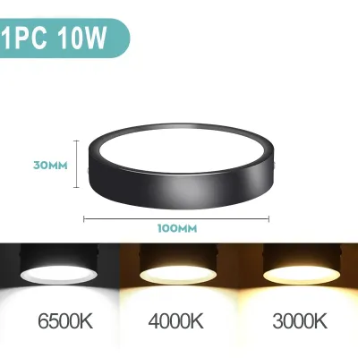Tri-Colors Dimmable Down Light Mini Ceiling Lamp Aluminium Spot LED Lighting 5W 7W 10W 18W for Living Room Corridor