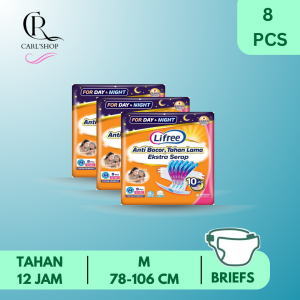 Lifree Perekat Popok Dewasa M (8) & XL (6)