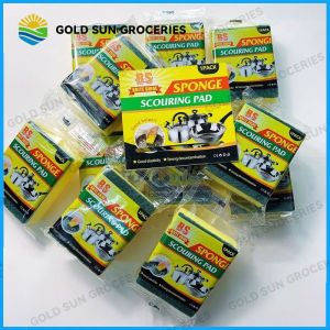 12pcs Multi purpose Sponge Scourer Cleaning Scrub Kitchen Dish Scrubber Rag Wash Scouring