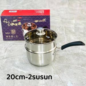 [Premium]Panci Kukus/ Streamer Pan Japan Style Stainless 24/26/28cm