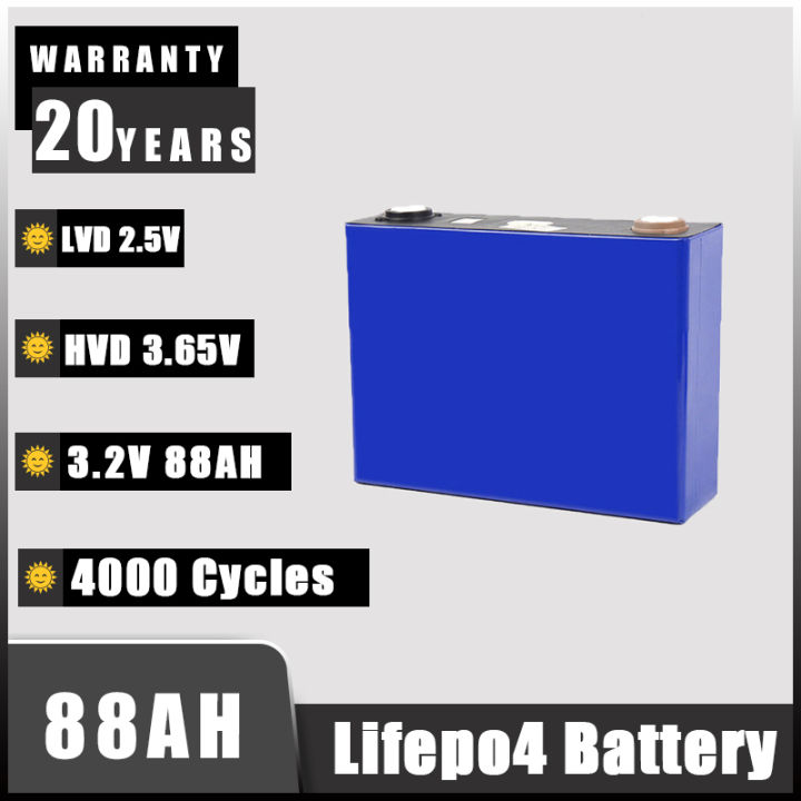 COD LiFePO4 Battery【88AH BYDCATL Lifepo4 Battery】Great Power 3.2V 88ah