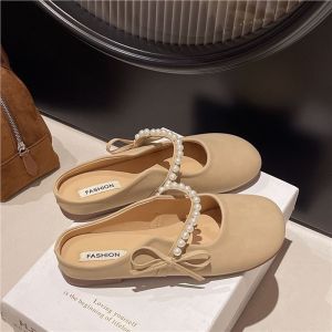 YooWoo Flatshoes Wanita / Sepatu Slop Wanita Elegan / Sepatu Wanita Kekinian / Sepatu Slip On / Flat Shoes Mary Jane Wanita