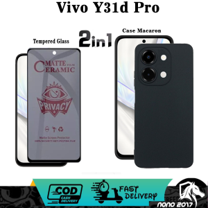 2IN1 CASE PRO CAMERA VIVO Y31D Y31D PRO BONUS TEMPERED GLASS PRIVACY