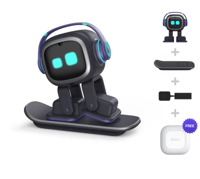 READY STOCK] Emo Robot The Coolest AI Desktop Pet with Personality and  Ideas Chat GPT