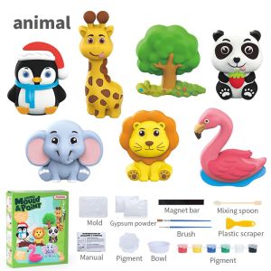 Mainan Edukasi Mould & Paint DIY Plaster Toys