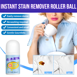 Portable High Efficiency Stain Remover Roller Ball Instant Stain Remover Pen Clothes Stain Remover Quick Decontamination Waterless