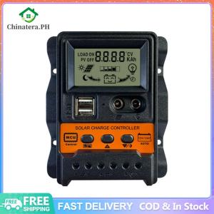 [Fast Delivery] LCD Display 30A 12V/24V DC Input Solar Charge Controller Auto Parameter Adjustable PWM Solar Panel Regulator