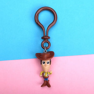 <Available> Movie Toy Story 5 Figurine Dolls Keychain Resin Woody Jessie Buzz Lightyear Keyring Pendant Ornaments