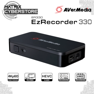 AVerMedia EzRecorder 330 | ER330 - Standalone Video Recorder With NAS & External Storage Supported Record & Stream without a PC