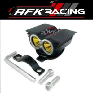 Lampu Tembak Led Lampu Sorot Led Owl Ultrafire 2 Mata 3 Mata Universal Semua Motor WHITE AND YELLOW - Lampu Tembak Sorot Owl Cree 3 Mata 30Watt Ultra Rare promo discount