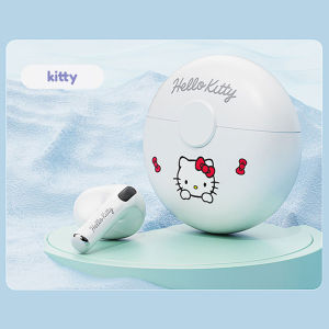 100% Authentic Sanrio Hello Kitty Wireless Bluetooth Earphone Cinnamonroll HIFI Sound Earphones with mic Original High Quality Sports Headset Noise Cancellation TWS Wireless Earbuds for IOS Android Phone Birthday Gift Melody YP19