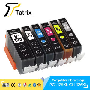 ตลับหมึกอิงค์เจ็ทสี PGI-125 CLI-126 125 126 PGI125 CLI126 คุณภาพพรีเมียมที่ใช้ร่วมกันได้สำหรับเครื่องพิมพ์ Canon PIXMA MG6110/MG6210