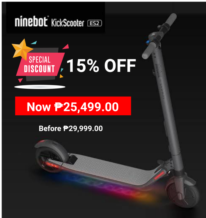 Ninebot Es2 Segway Ninebot Es2 Segway Ninebot ES2 Electric Scooter