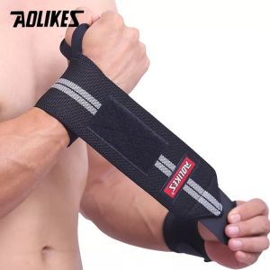 AOLIKES 2Pcs Wrist Wraps Weightlifting Wrist Straps Gym Wrist Band Compression Sport Safety Fitness Training carpal tunnel Wristband Hand Protection