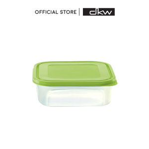 DKW HH-910 กล่องอาหารเหลี่ยมพลาสติก ความจุ 1400 มิลลิลิตร (มี 3 สี) Square food container