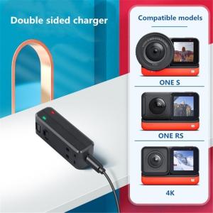 Fast Charge Hub For 360 One RS/R Lithium Base Type-C Port Dual For 360 ONE R/RS Camera Accessories