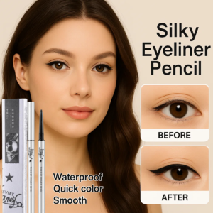 Eyeliner Gel Pen Ultra-Fine Head Waterproof and Sweat-Proof Non-smudged Beginner Eyeliner Gel Pen Novice持久防水不晕妆眼线胶笔