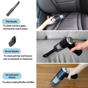 Vacuum Cleaner Wireless Portable Mini - Vakuum Penghisap Debu Mobil Meja Rumah Dapat Dicas RANDOM