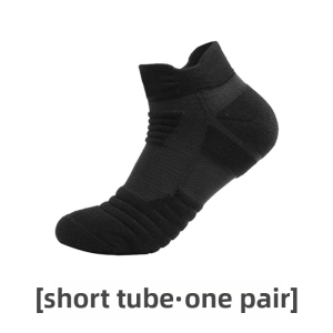 Elite Mens Basketball Socks 3 Pairs | Heavyweight Terry Cushion & Nano-Silver Anti-Odor Tech | Quick-Dry for Outdoor Training and Marathon Running