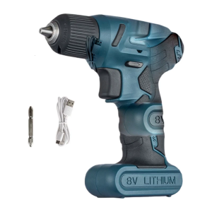8V Cordless Drill Variable Speed Control And 0.8-10mm Chuck 1300mAh Rechargeable For Precisions Tasks