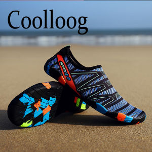 Coolloog Classic Beach Shoes Fashion Versatile Flat Shoes Casual Beach Water Shoes