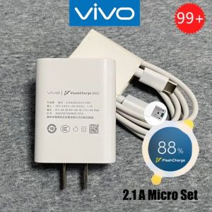 CARDINAL D : Super Boost Vivo Original 18W Fast Charger + 2.4A USB Cable |type c / Micro USB for Y11 Y12 Y15 Y17 Y91 Y91C Y20