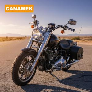 【CANAMEK】 Motorcycle Headlight LED 12V Powerful Spotlights High Brightness Waterproof Auxiliary Lamp for Night Riding