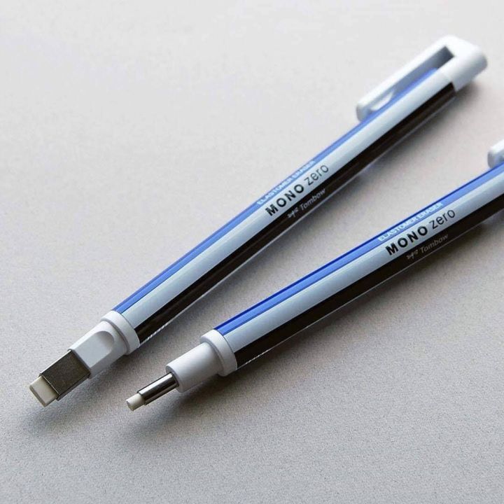 ปากกายางลบ TOMBOW MONO ZERO ยางลบแท่ง MONO ZERO แบบกลม/เหลี่ยม