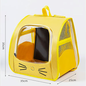 Breathable Cat Bag Portable Pet Dog Carrier Bag Large Travel Outdoor Backpack Anti-stress Waterproof