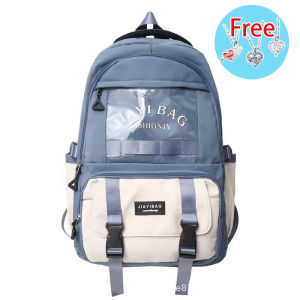 【Free Necklace】New Korean Student Schoolbag Multifunctional Waterproof Backpack Girls College Students Super Lightweight and Large Capacity Backpack