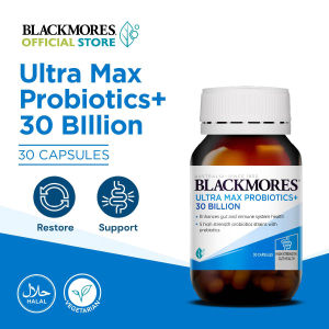 Blackmores Ultra Max Probiotics+ 30 Billion (30s) – Restore & Support Gut Health