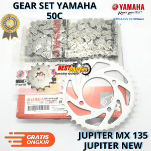 Gear set yamaha  50C  untuk motor JUPITER 135 JUPITER NEW.YGP berkualitas original asli ori dan presisi