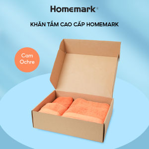 Khăn Tắm Cotton Pakistan Cao Cấp Homemark - Dày Mềm Không Phai Màu Thấm Hút Tốt