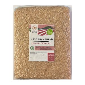 🌾ข้าวกล้องหอมมะลิ ปลอดสาร100% organic ข้าวใหม่ ตราไก่สีทอง แพ็คสูญญากาศ 1kg