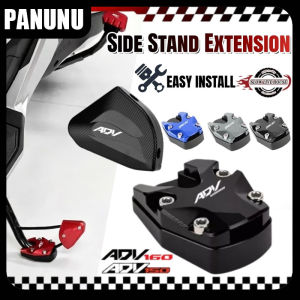 Motorcycle CNC Kickstand Side Stand Extension for HONDA ADV 150 ADV 160 Aluminum Thick Accessories
