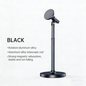 【 SG Seller 】BONERUY T16C Aluminum Alloy Magnetic Phone Holder Lifting Telescopic 360 Degree Rotating Desktop Stable